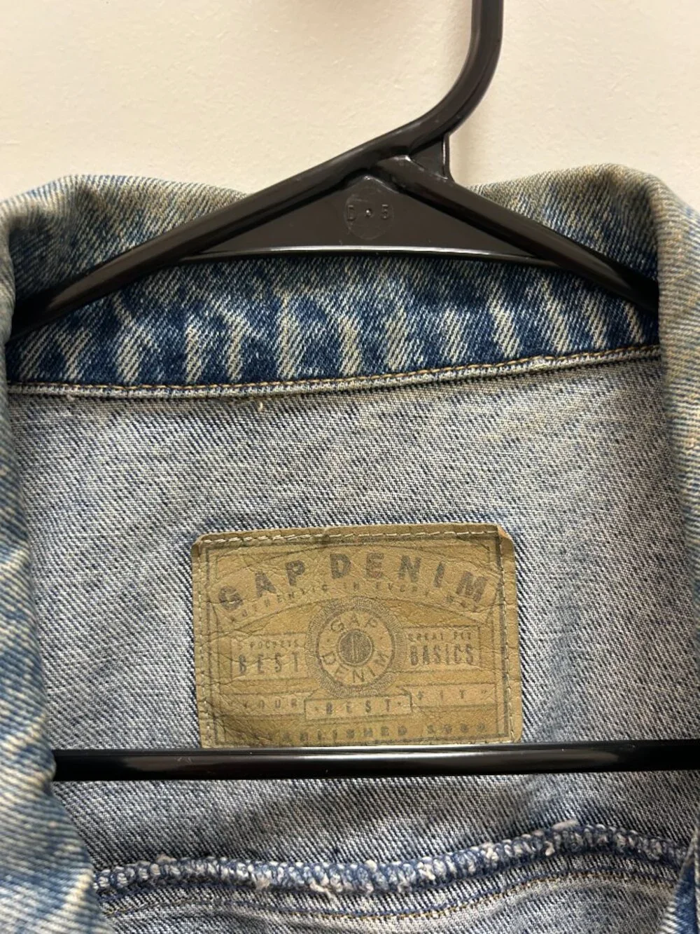 Vintage GAP Denim Vest Men's XL Blue Jean Trucker Button Up Sleeveless 90s Y2K